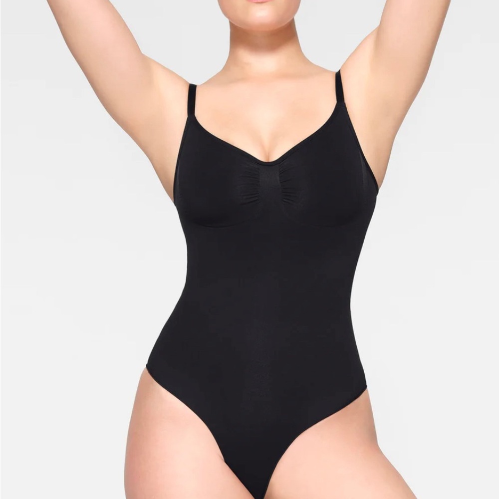 SKIMS Seamless Sculpt Brief Bodysuit Onyx Black  Size L/XL SH-BSB-0348 NIB